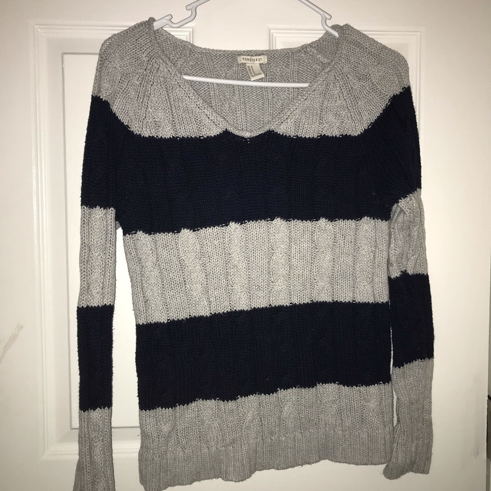 FOREVER 21 striped sweater